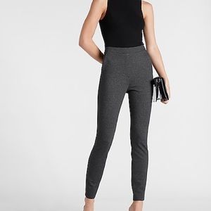 Express High waisted ponte tweed leggings Large NWT